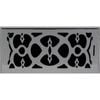 Accord 10 x 30cm Satin Nickel Victorian Floor Vent