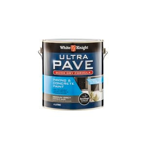 White Knight 4L Medium Grey Ultra Pave Quick Dry Paving & Concrete Paint