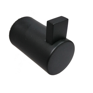 Barelli Matte Black Ambiente Single Robe Hook
