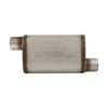 Outlaw T-409 Stainless Steel Straight Through Muffler, Single 2-1/2" Inlet/Outlet, Offset/Offset