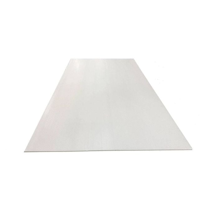 Tunnelcore 2440 x 1220 x 3mm White Double Wall PP Flute Board
