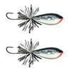 2x Rapala 5cm BX Skitter Frog Topwater Surface Fishing Lures - Matte Chrome