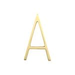 Sandleford 120mm Brass Toorak Letter A