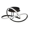 Vencha Suko 50w LED Close to Ceiling Light - Black (3000K)