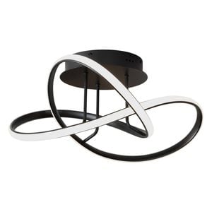 Vencha Suko 50w LED Close to Ceiling Light - Black (3000K)