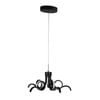 Oriel Lighting Noodle Tricolour LED Pendant Light Black 50cm