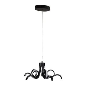 Oriel Lighting Noodle Tricolour LED Pendant Light Black 50cm