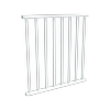 ProtectorAl 350 - 900 x 950mm Pearl White Aluminium Flat Top Square Picket Balustrade Panel