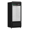 Thermaster Black 178L Upright Glass Door Beverage Fridge