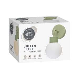 Astin Sinclair Lint Julian Wall Light - 2 Pack