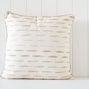Rayell Indoor Square Cushion Lines Print Brown 45x45cm