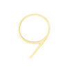 Sandleford 120mm Brass Toorak Number 9