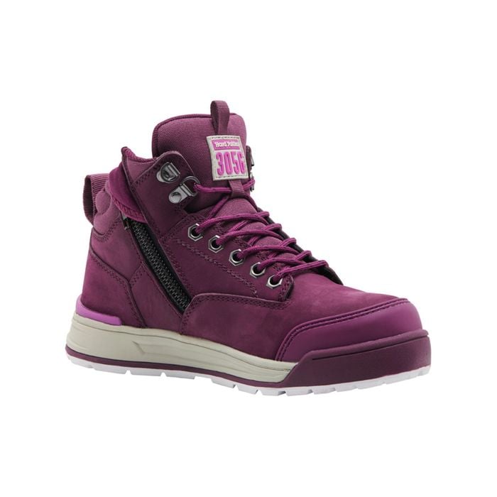Hard Yakka Women's 3056 Side Zip Boot - Size 4