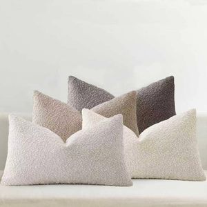 Gioia Casa 4-pack Bouclé Cushion Covers - Soft Textured Polyester With Hidden Zipper (mixed Natural, 30cm X 50cm)