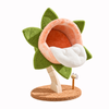 Chomper Bloom Cat Tree with Sisal Scratcher & Spring Toy – Orange