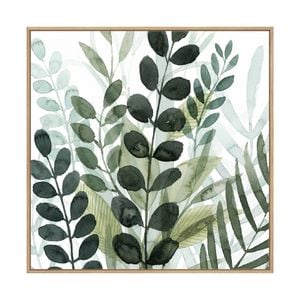 Artey | Forest Forage IV - Framed Canvas - Natural Frame - 140 x 140cm