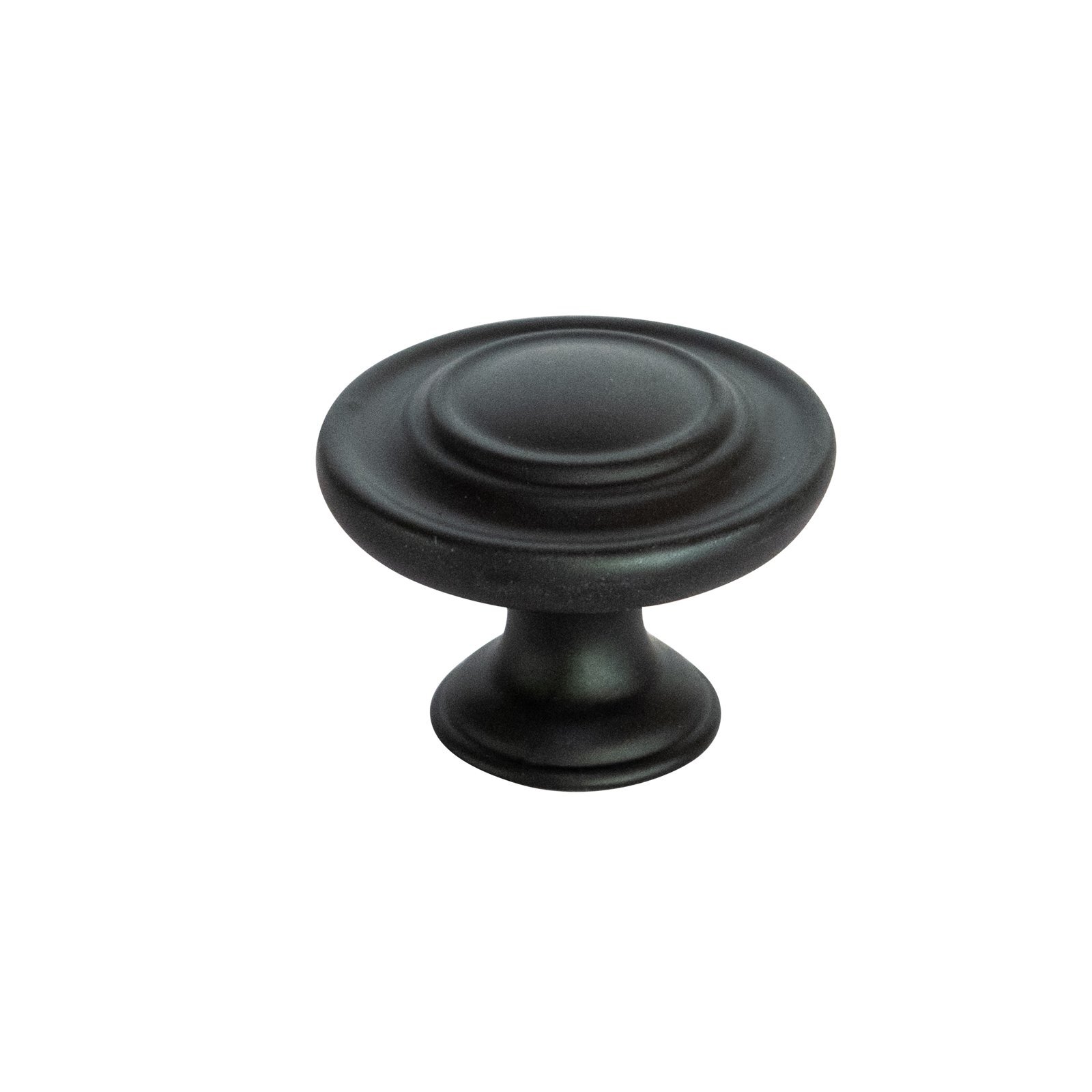 Taskmaster 34mm Matte Black Cabinet Knob