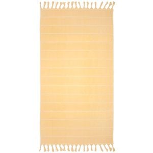 Bambury Santorini Beach Towel - Custard