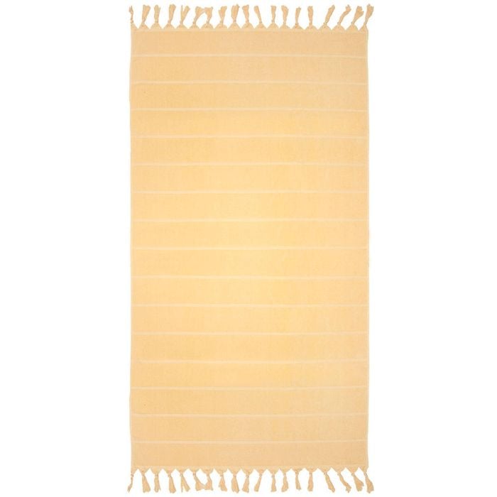 Bambury Santorini Beach Towel - Custard