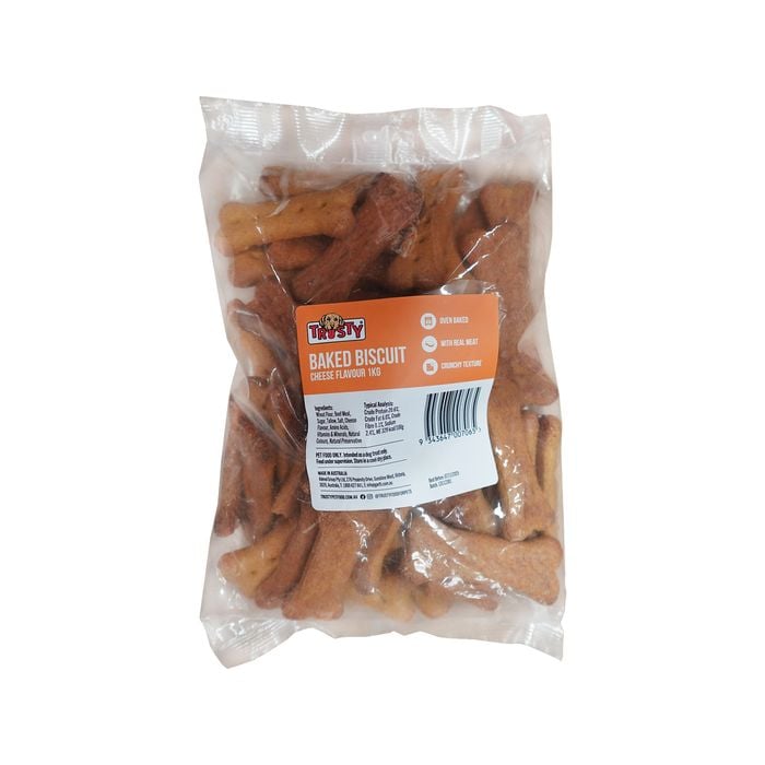 Trusty 1kg Dog Cheese Biscuit
