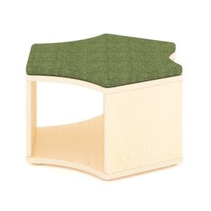 Jooyes Puzzle Series Kids Polygon Book Storage Bench With Cushion