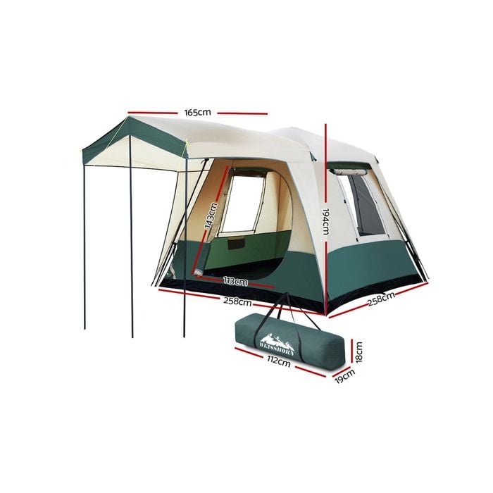 Weisshorn Instant Up Camping Tent 4 Person Pop up Bunnings Australia