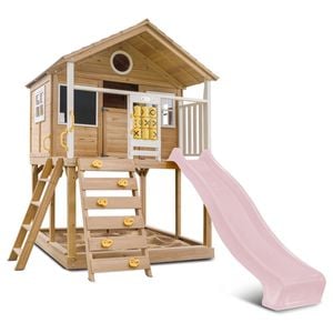 Lifespan Kids Warrigal Cubby House with 2.2m Pastel Pink Slide