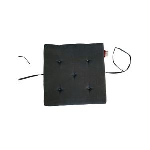 Mojo 40cm Black Chair Pad Outdoor Cushion