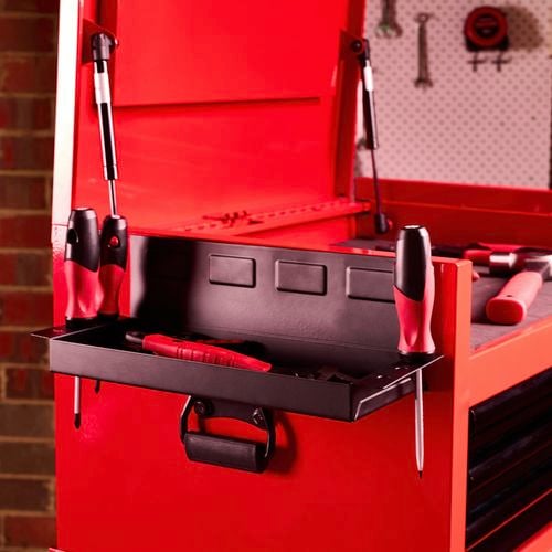 Magnetic tool tray attachment by Trojan