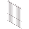 ProtectorAl 0350-1200W x 1800H Primrose Loop Top Pool Fence Panel Raked 16-30º