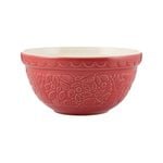 Mason Cash In The Forest Mixing Bowl 21cm - 1.1L Hedgehog Burgundy