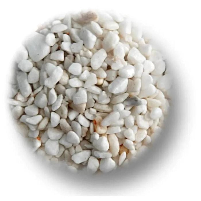 Aquarium Gravel White 6mm 10kg