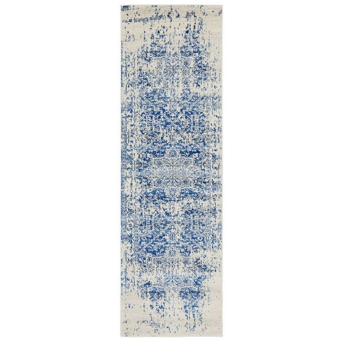 Sense 253 White Navy 300X80Cm Rug