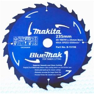 Makita Circular BlueMak Saw Blades 235mmx20T