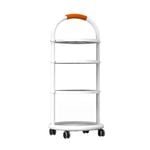 4 - Tier Kitchen Trolley Cart Rolling Storage Rack Shelf Organiser With ...