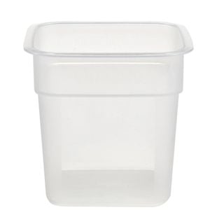 Cambro Food Storage Container Fresh Pro Mini Square Polypropylene Translucent 946ml Commercial Kitchen Storage