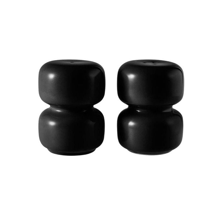 Salt & Pepper Riley Shakers 8cm - Black