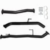 Ignite Exhausts Dpf Back For Nissan D23 Navara Np300 3" With Straight Pipe Only Black Aluminised Steel
