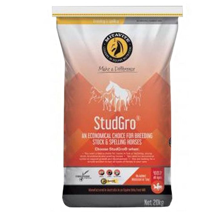 Mitavite Studgro Feed Supplement For Breeding Stock & Spelling Horses 20kg