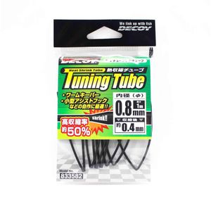 Decoy T4 Heat Sinking Black Fishing Tube 0.8mm