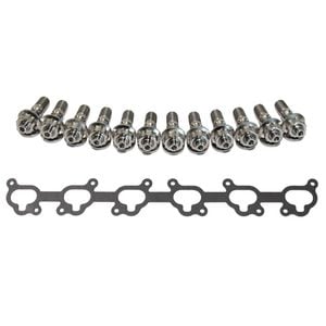 Permaseal Intake Manifold Installation Titanium Stud & Gasket Kit For Ford Falcon Xr6 Ba/bf/fg Barra 4.0l