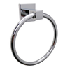Barelli Chrome Piazza Single Towel Ring