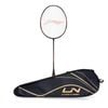Li-Ning Super Series 900 Carbon Fibre Strung Badminton Racket with Full Racket Cover (Black/Red) | For Intermediate Players