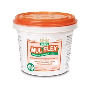 Timbermate 500g Earl's MulTflex White Exterior Flexible Filler - 500g