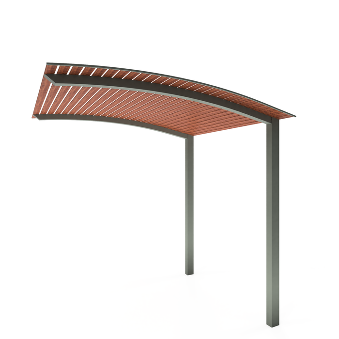 Exterior Life 6.0m Miami Woodland Grey/Wild Olive Pergola