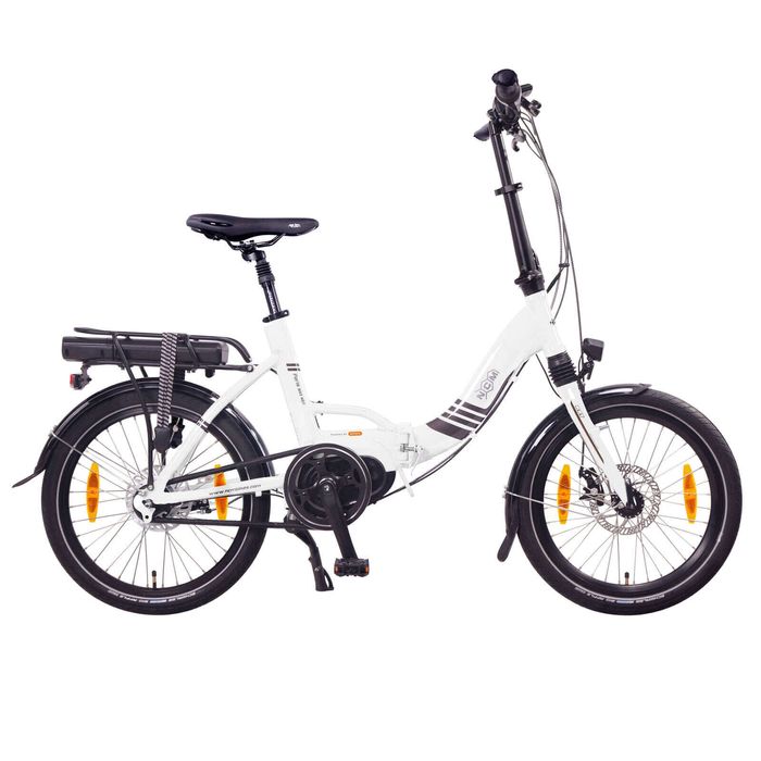 NCM Paris Max N8R Folding E-Bike, 36V 14Ah 540Wh Battery, [White 20]