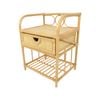 Breeze Suzane Natural Rattan One Drawer Bedside Table