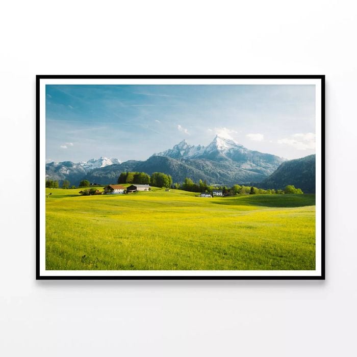 Grass in the Mountains  Print 100% Australian Made 90x60cm  (Poster)