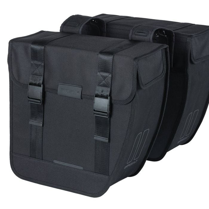 Basil Tour Xl Double Pannier Bag 35 Litres Black Black