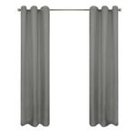 Smart Home Products 220 x 223cm Pepper Urban Eyelet Room Darkening Curtain - 2 Pack